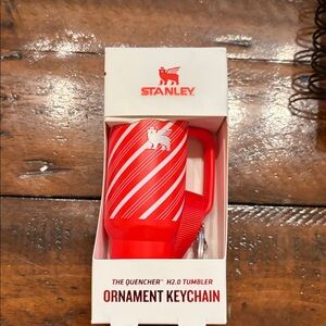 Stanley Festive Red Ornament Keychain Tumbler